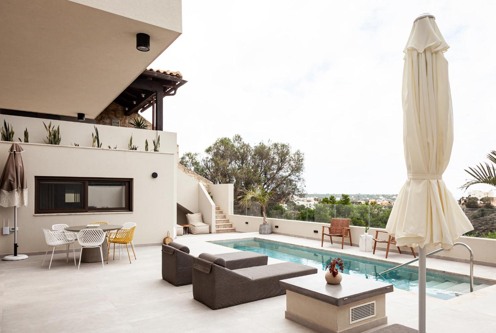 Orama Luxury Suite 3 Bedrooms With Private Pool Hersonissos (Crete) Exterior foto